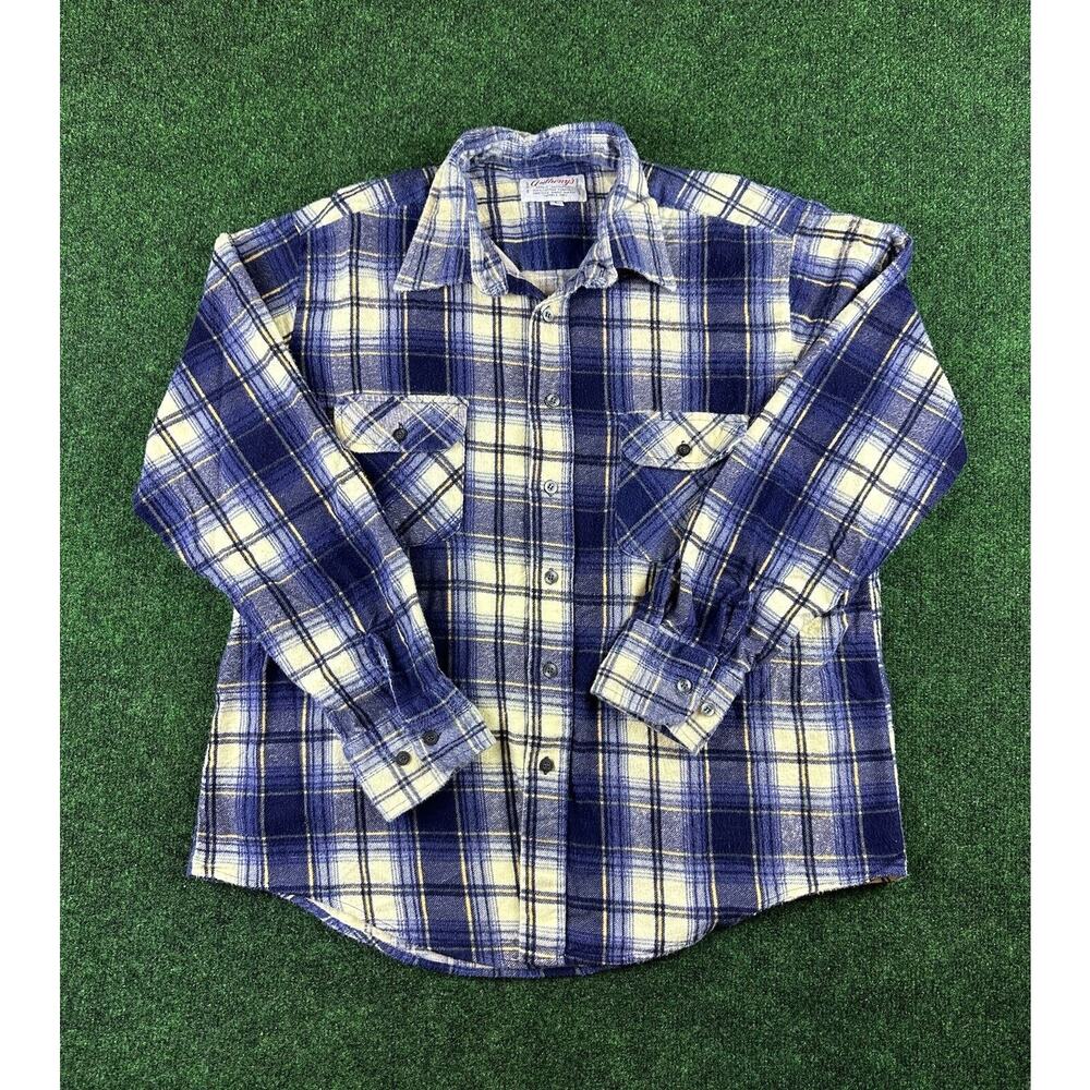 Vintage 80s Anthony Plaid Flannel